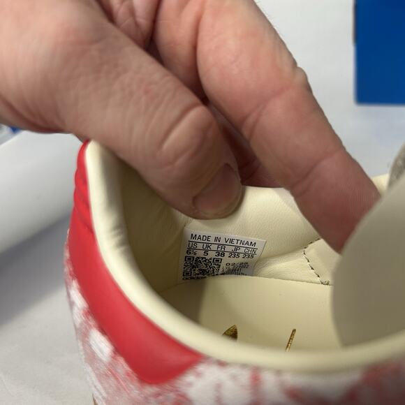 Adidas Samba OG X Liberty London - “Better Scarlet” JR8841 - Picture 6 of 6